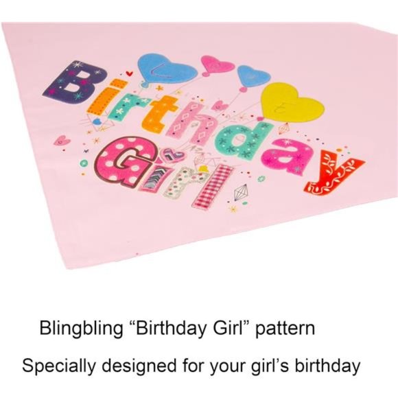 Dog Birthday Hat Bandana Girl - Puppy Party Supplies Pink Tutu Scarf Bow Banner - Picture 6 of 7